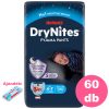 Huggies DryNites 4-7 éves fiú, 6x10 db - 2 HAVI pelenkacsomag + AJÁNDÉK Pure törlőkendő