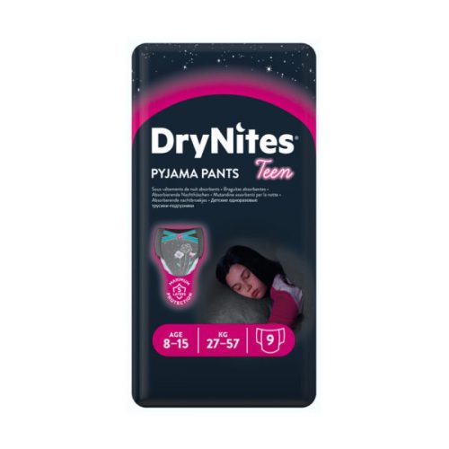 Huggies DryNites 8-15 éves lány, 9db