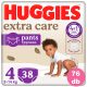 Huggies Extra Care Pants 4-es bugyipelenka 9-14kg, 2x38db