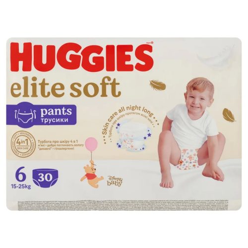 Huggies Extra Care Pants 6-os bugyipelenka 15-25kg, 30db