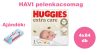 Huggies Extra Care 1-es pelenka 2-5 kg, 336 (4x84) db - 2 HAVI pelenkacsomag + AJÁNDÉK Pure törlőkendő