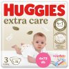 Huggies Extra Care 3-as pelenka 6-10 kg, 288 (4x72) db - 2 HAVI pelenkacsomag + AJÁNDÉK Pure törlőkendő