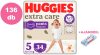 Huggies Extra Care Pants 5-ös bugyipelenka 12-17kg, 4x34db - HAVI PELENKACSOMAG