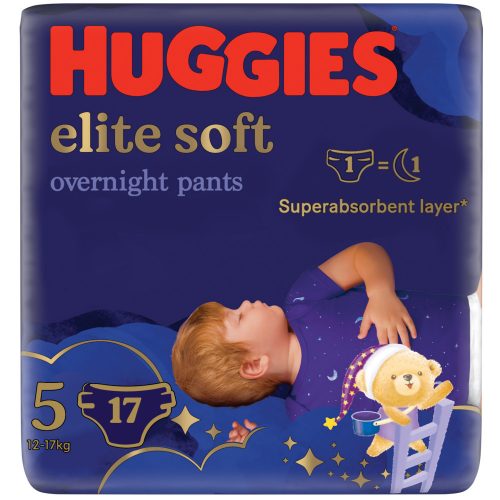 Huggies Overnight Pants 5-ös éjszakai bugyipelenka 12-17kg, 17db