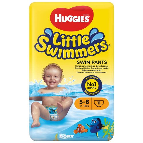 Huggies Little Swimmers úszópelenka, méret 3-4 (7-15 kg), 12 db