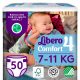 Libero Comfort 4-es pelenka 7-11 kg, 50 db