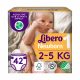 Libero Newborn 1-es pelenka, 2-5 kg, 42 db