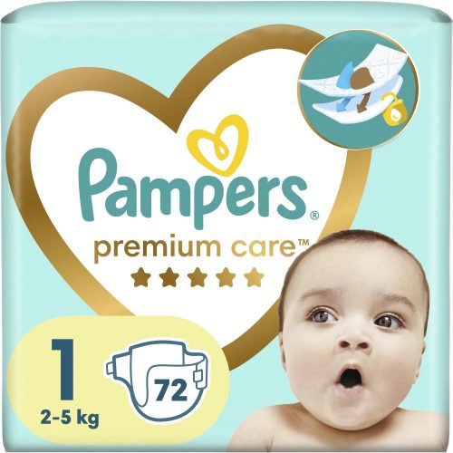 Pampers Premium Care 1-es pelenka, 2-5 kg, 72 db