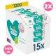 Pampers Sensitive nedves törlőkendő - 2x15x80 db